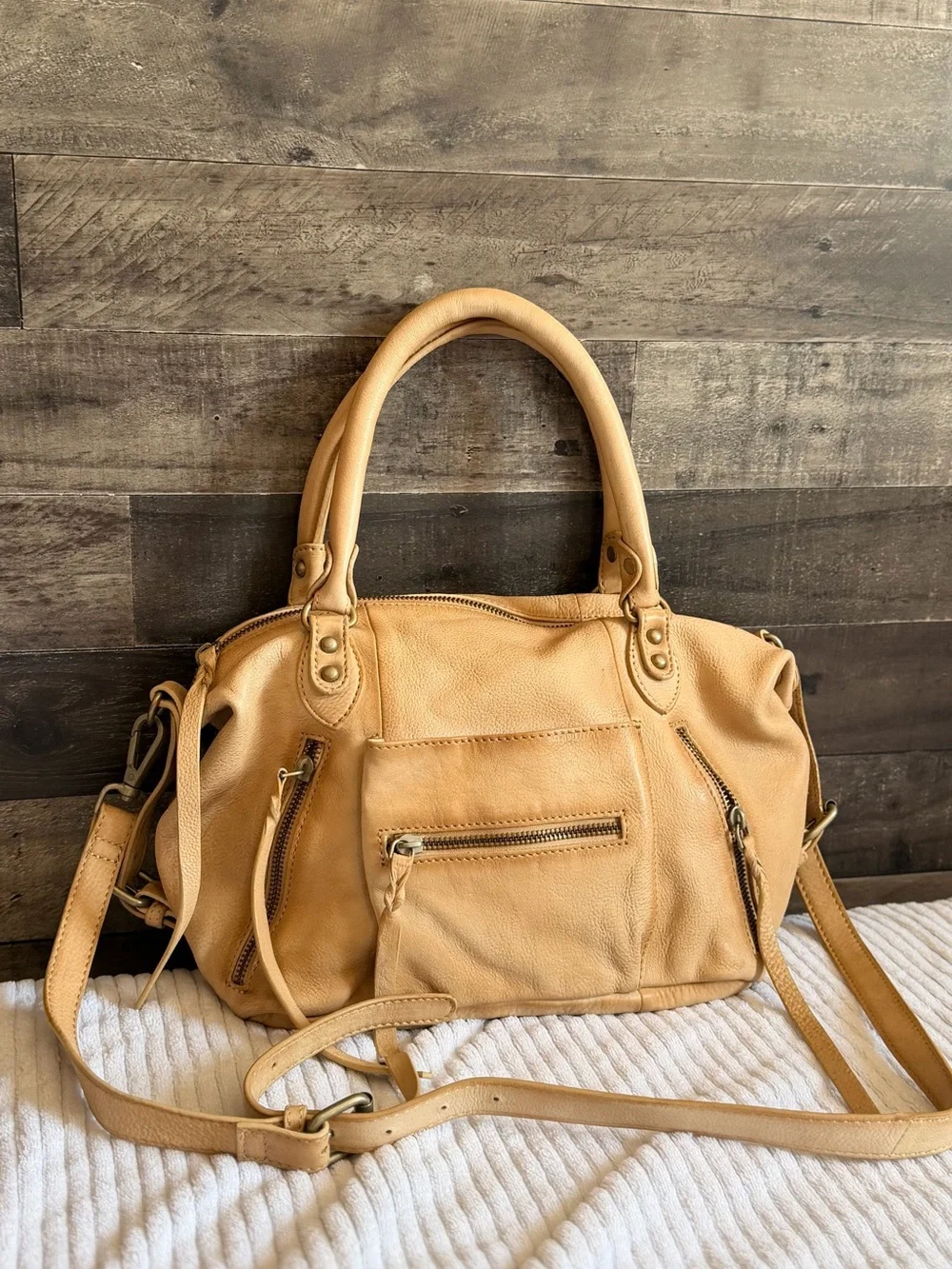Free People BABY Emerson Handbag In Italian Straw - Picture 2 of 13